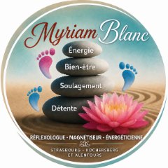Logo de Myriam Blanc, réflexologue